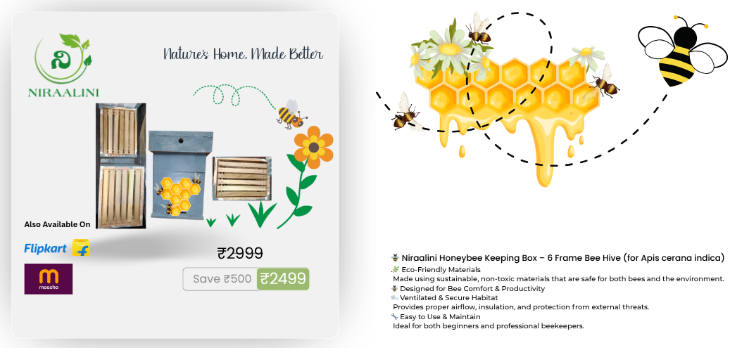 Niraalini Honeybee Keeping Box 