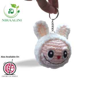 Crochet Labubu Keychain / Bag Charm